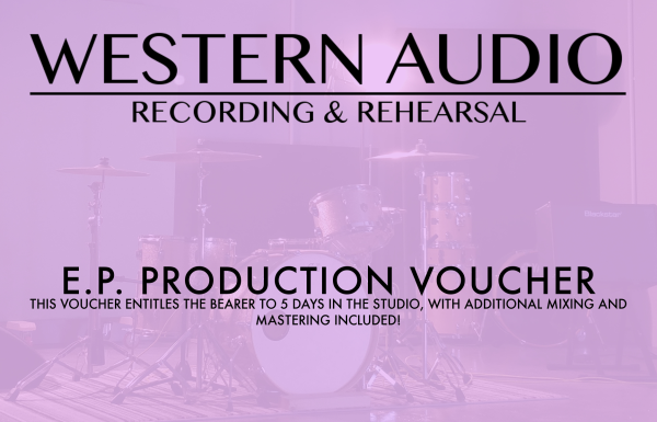 Five full days recording time, with additional mixing and mastering included! Ts&Cs apply.
